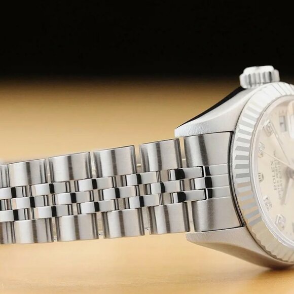 Rolex Ladies 18k White Gold Datejust With New Box main image 5
